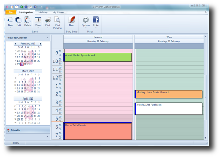 Organize your daily tasks and appointments